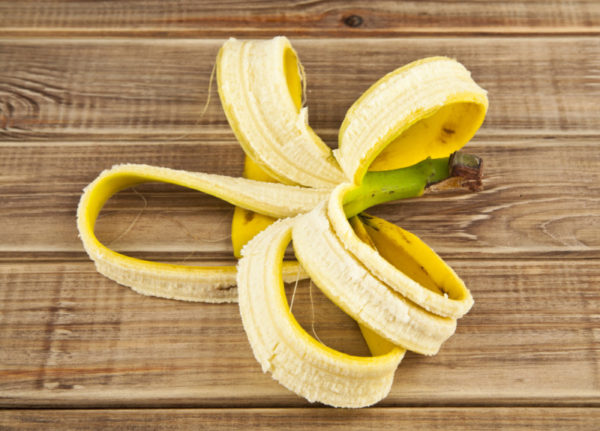 Банановая кожура от папиллом