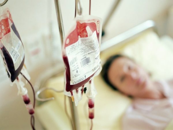 Заражение во время переливания крови