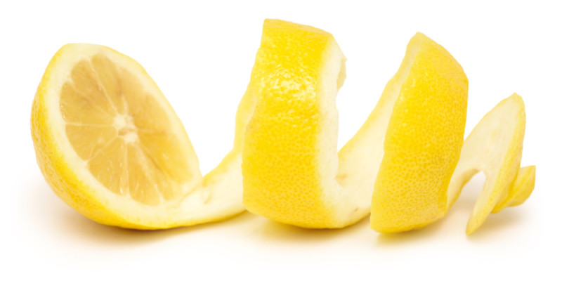 Лимон с кожурой